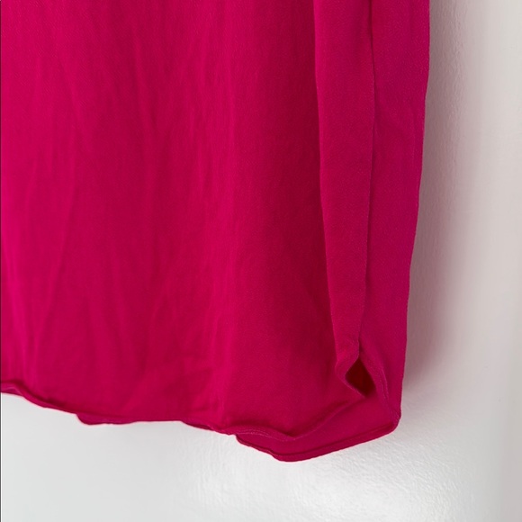 Kate Spade Women's Pink V-Neck Ruffle Sleeve Top M - Picture 6 of 10